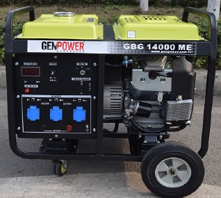 Genpower 14 kVA Benzinli Portatif Monofaze Jeneratör GBG14000ME